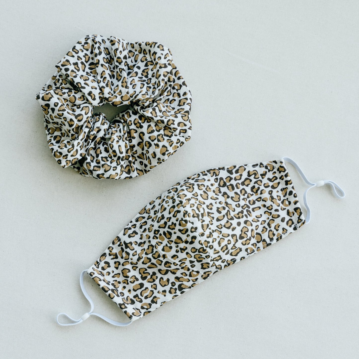 A Bronze Age Oversized Cotton Scrunchie + Mask Combo