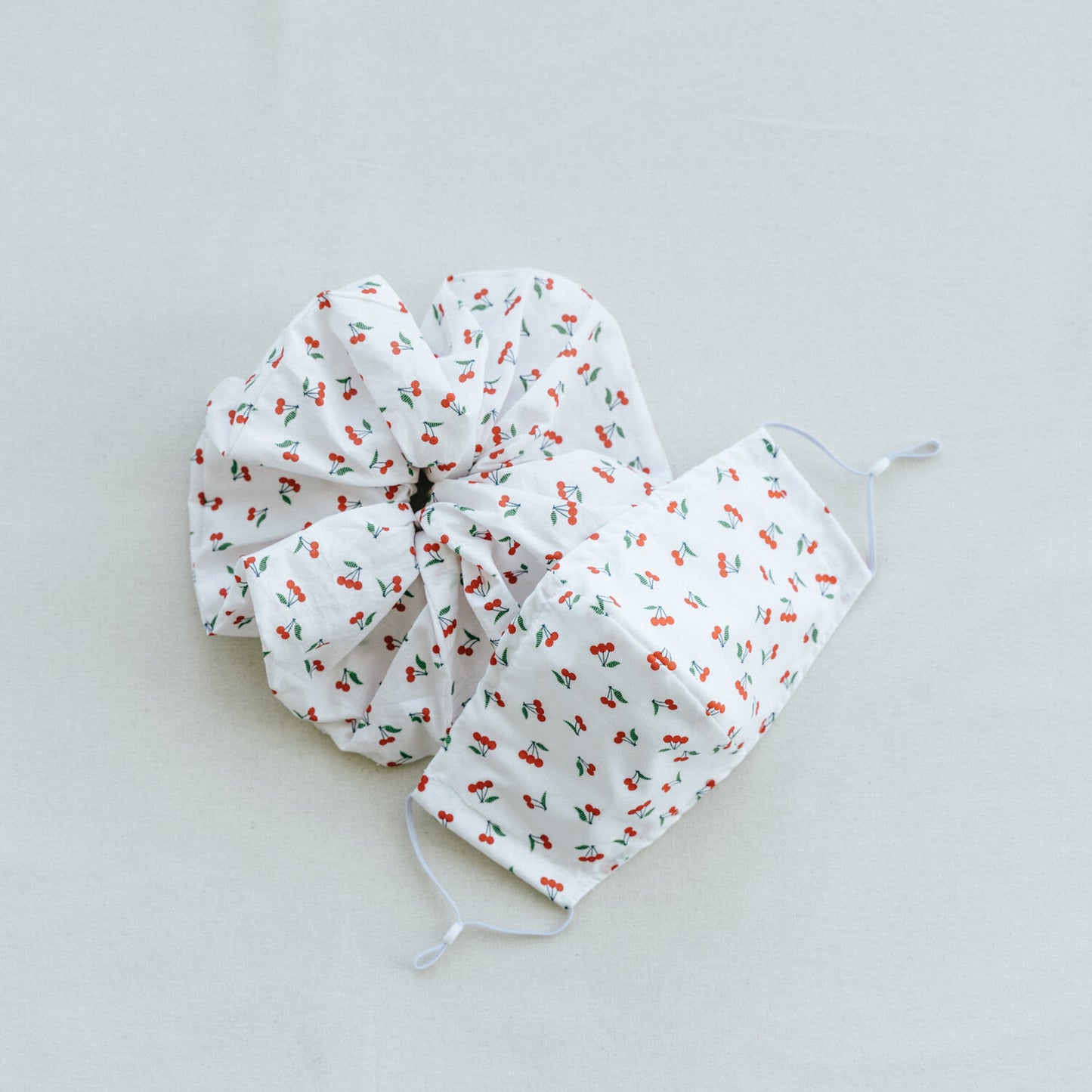 A Bronze Age Oversized Cotton Scrunchie + Mask Combo