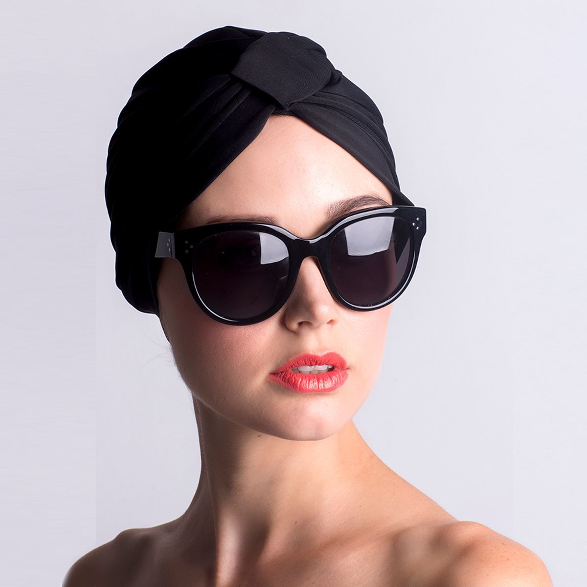 LOUVELLE Amelie Shower Cap Black