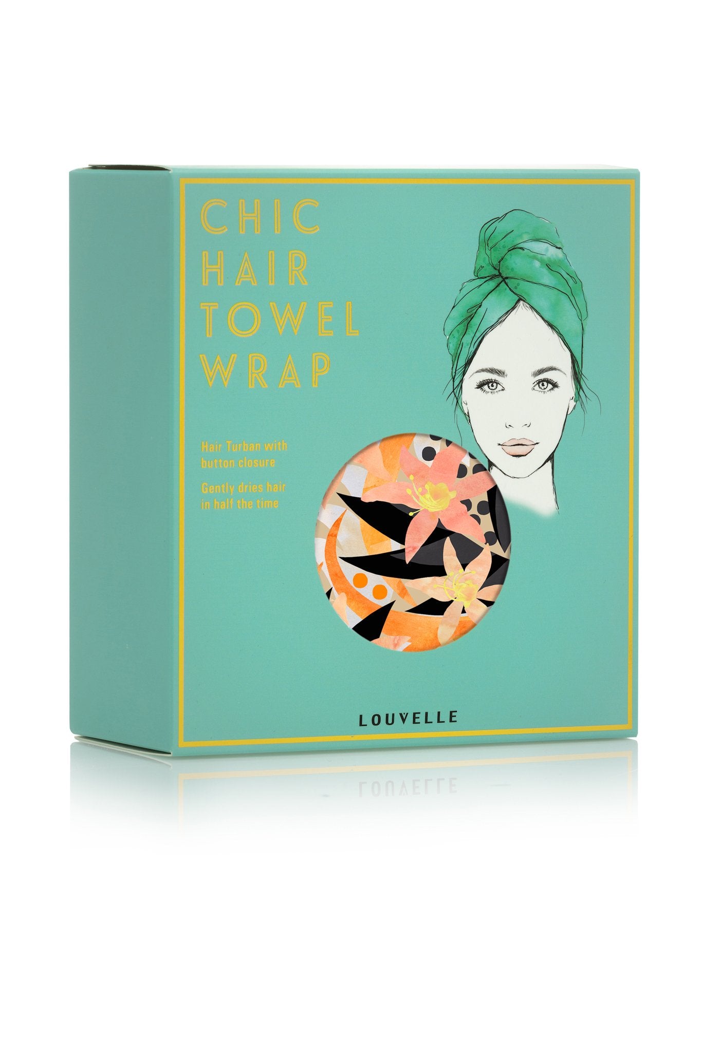LOUVELLE Riva Hair Towel Sunkissed Lily
