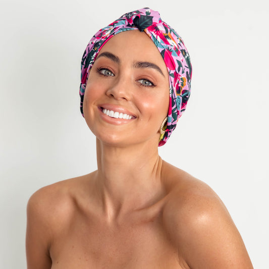 LOUVELLE Amelie Shower Cap Halcyon Garden