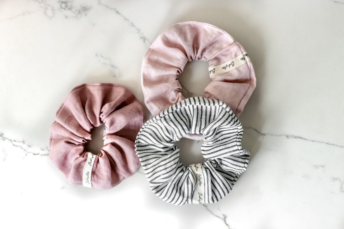 Bakerlita Peony Pink Scrunchie