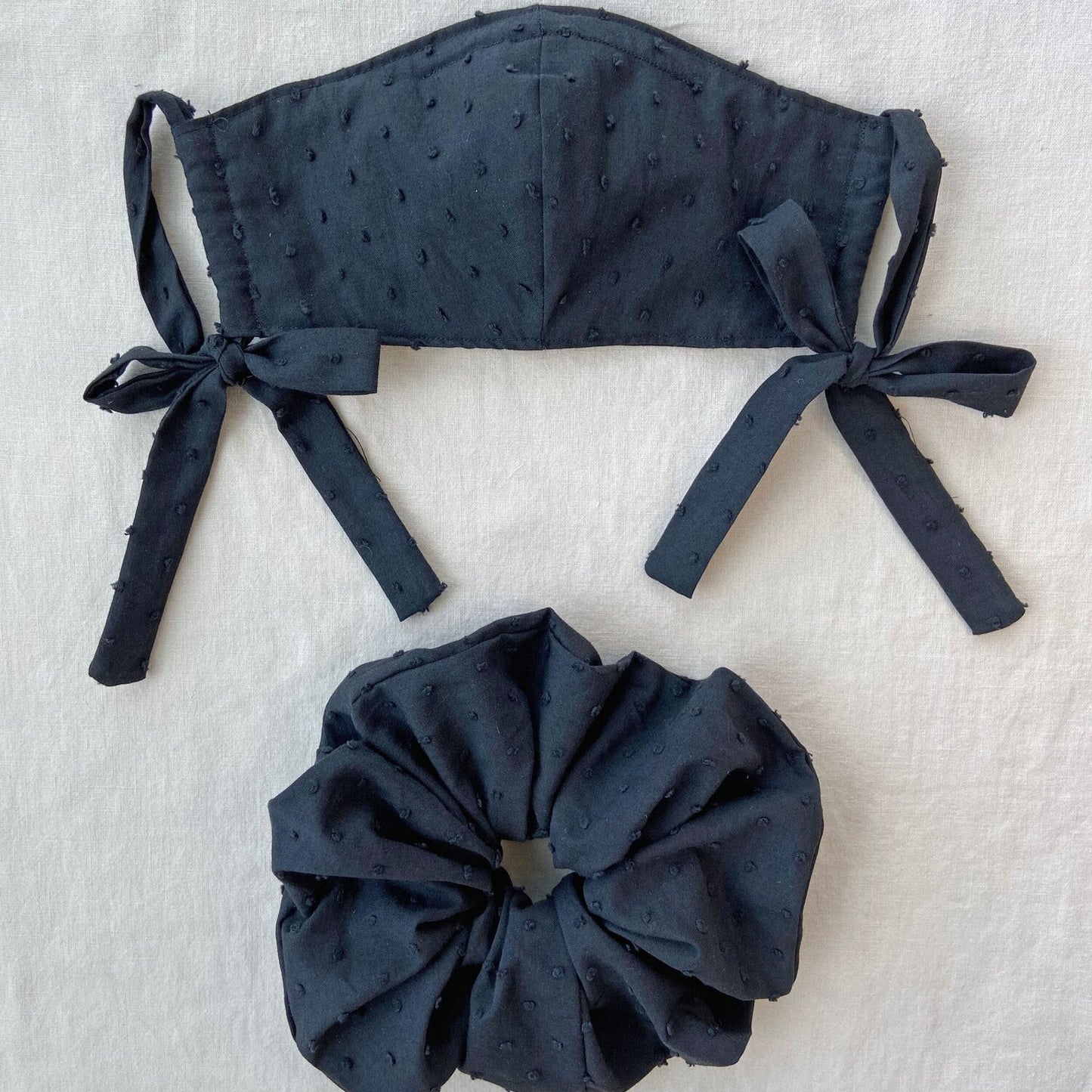 A Bronze Age Oversized Cotton Scrunchie + Mask Combo